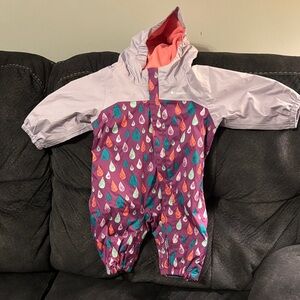 Columbia Multicolor Raindrop Snowsuit